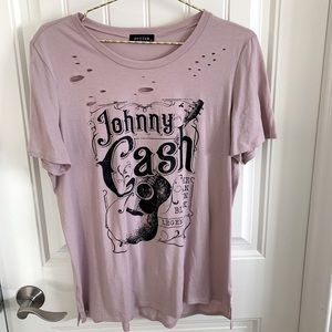 Johnny Cash distressed t-shirt